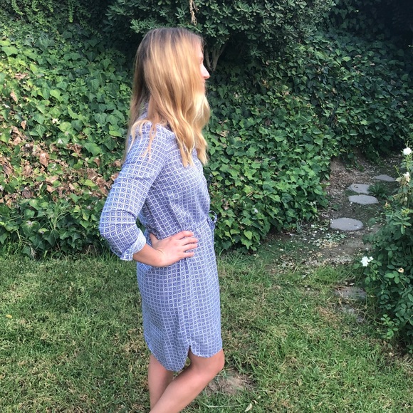 Blue shirt dress - Picture 3 of 5